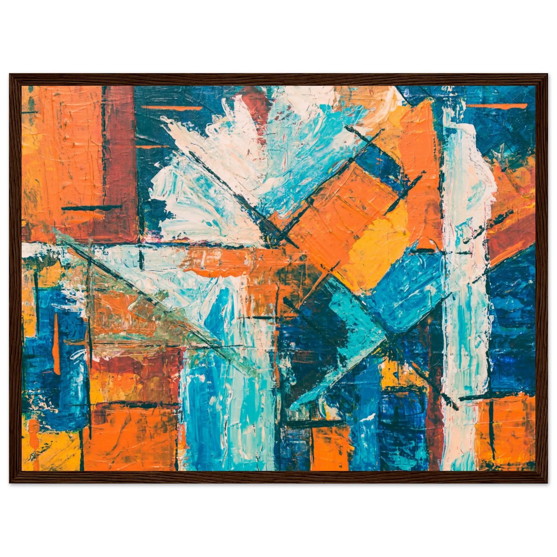 “Premium 🌿Earth-Conscious Pine Wall Art” - Abstract Collections: Expression 2 - Canvas Wiggle