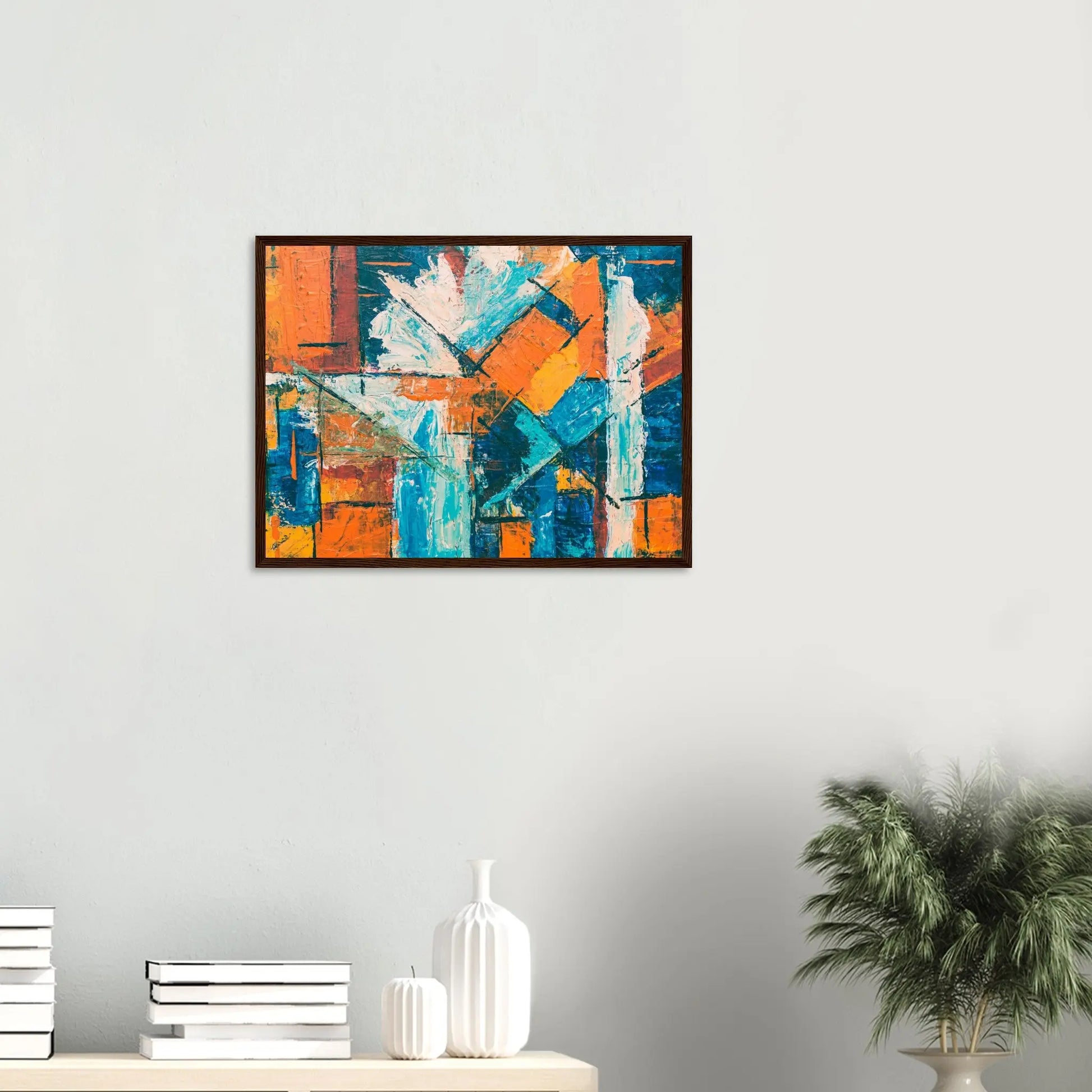 “Premium 🌿Earth-Conscious Pine Wall Art” - Abstract Collections: Expression 2 - Canvas Wiggle