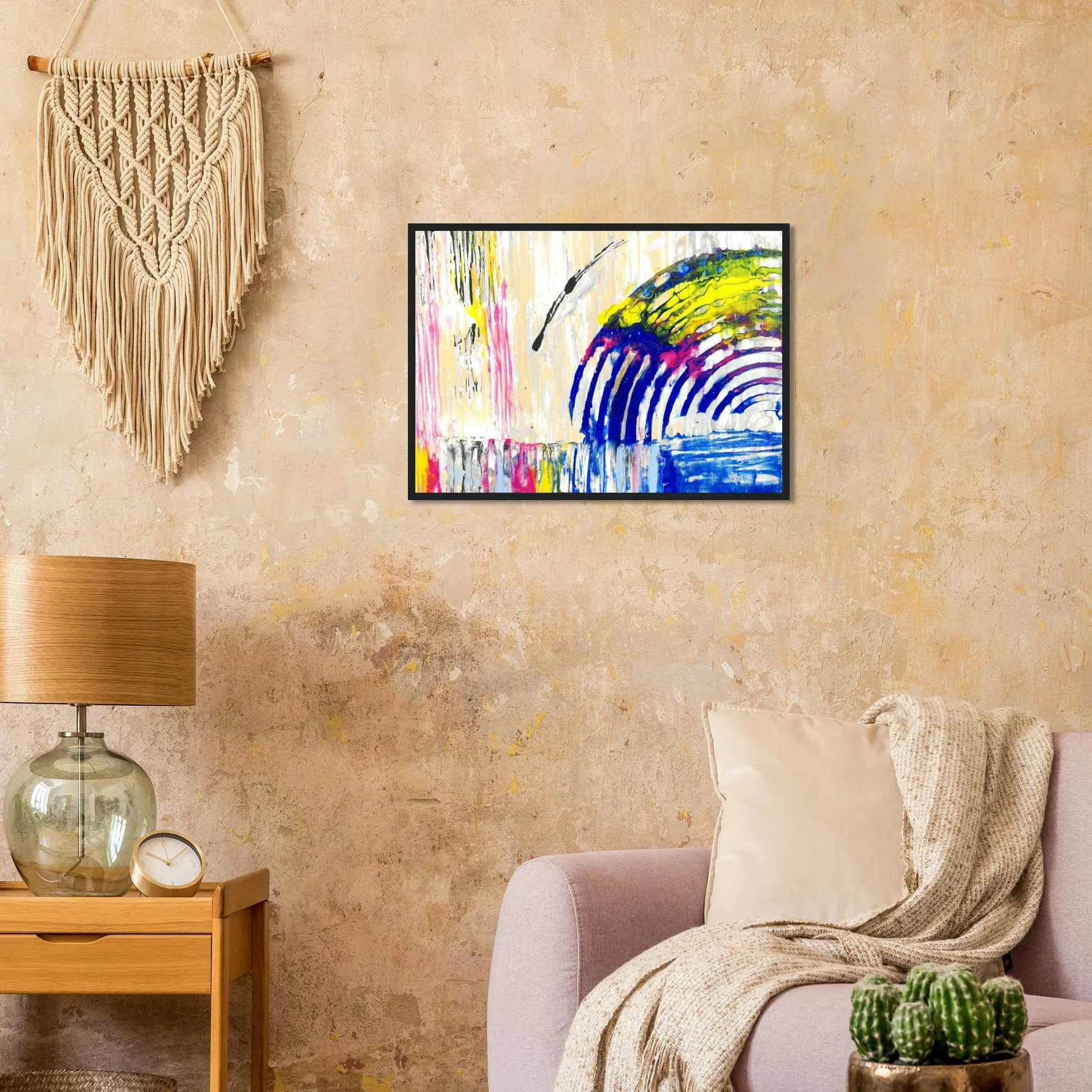 “Premium 🌿Earth-Conscious Pine Wall Art” - Abstract Collections: Expression 3 - Canvas Wiggle