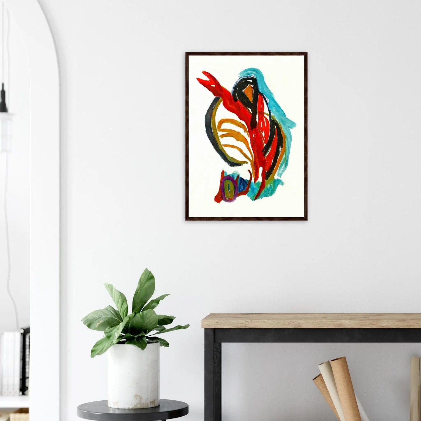 “Premium 🌿Earth-Conscious Pine Wall Art” - Abstract Collections: Expression 4 - Canvas Wiggle