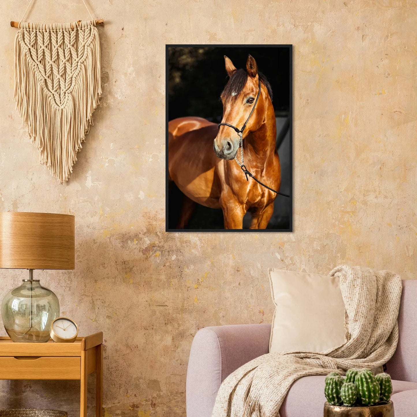 “Premium 🌿Earth-Conscious Pine Wall Art” - Animal Collections: Horse, Germany - Canvas Wiggle