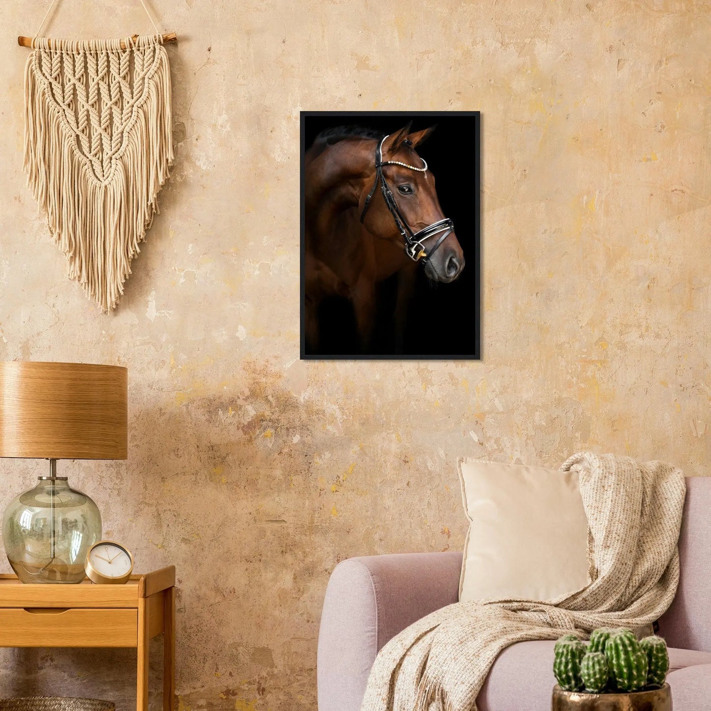 “Premium 🌿Earth-Conscious Pine Wall Art” - Animal Collections: Horse, Germany - Canvas Wiggle