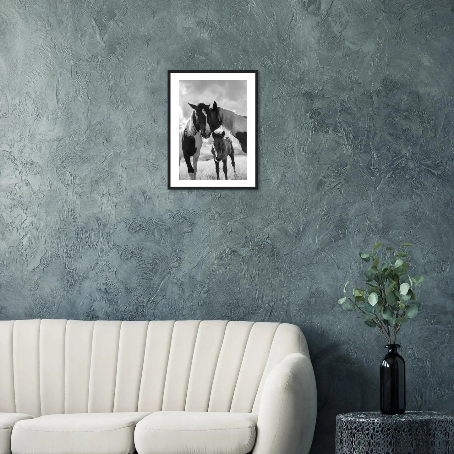 “Premium 🌿Earth-Conscious Pine Wall Art” - Animal Collections: Horses, Italy - Canvas Wiggle