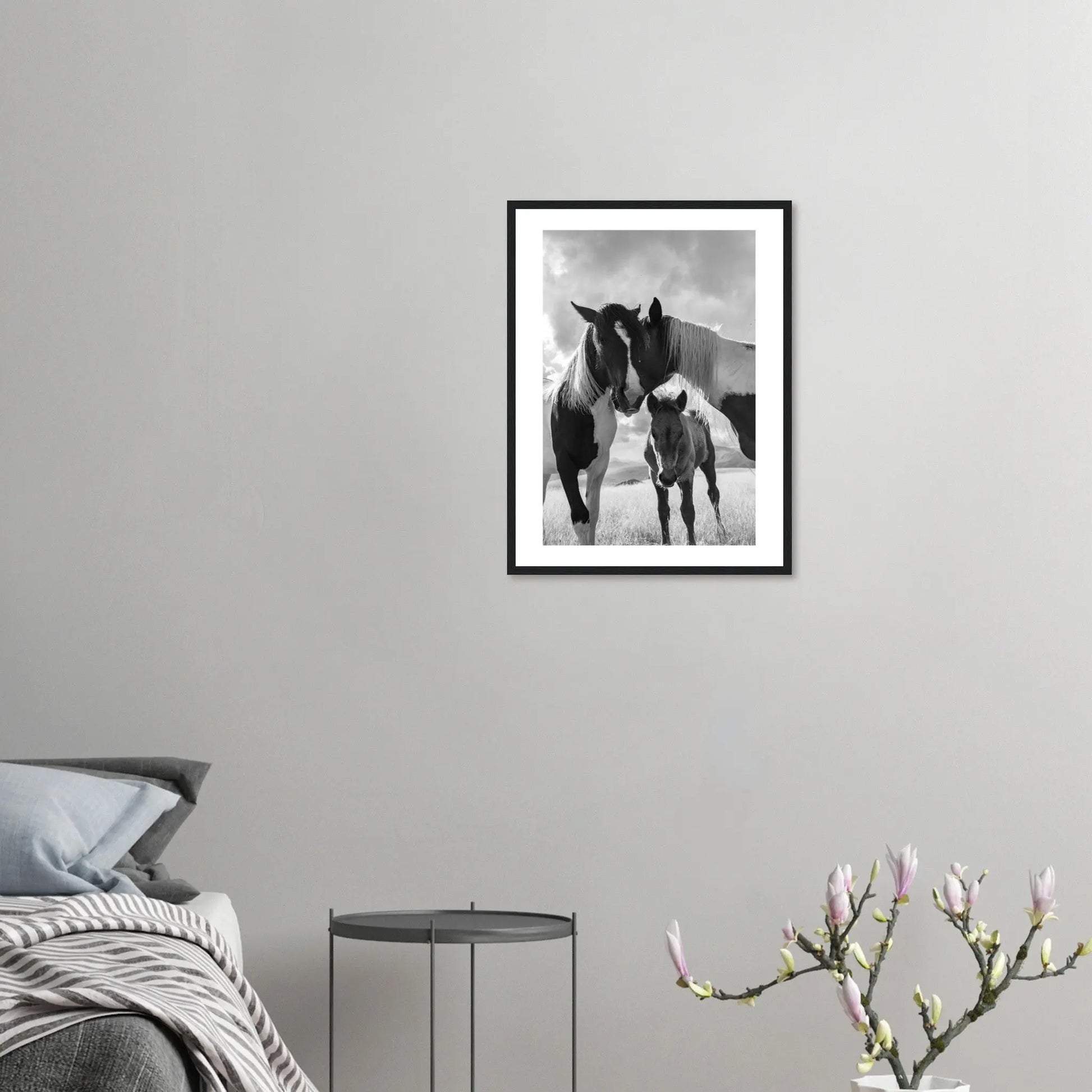 “Premium 🌿Earth-Conscious Pine Wall Art” - Animal Collections: Horses, Italy - Canvas Wiggle