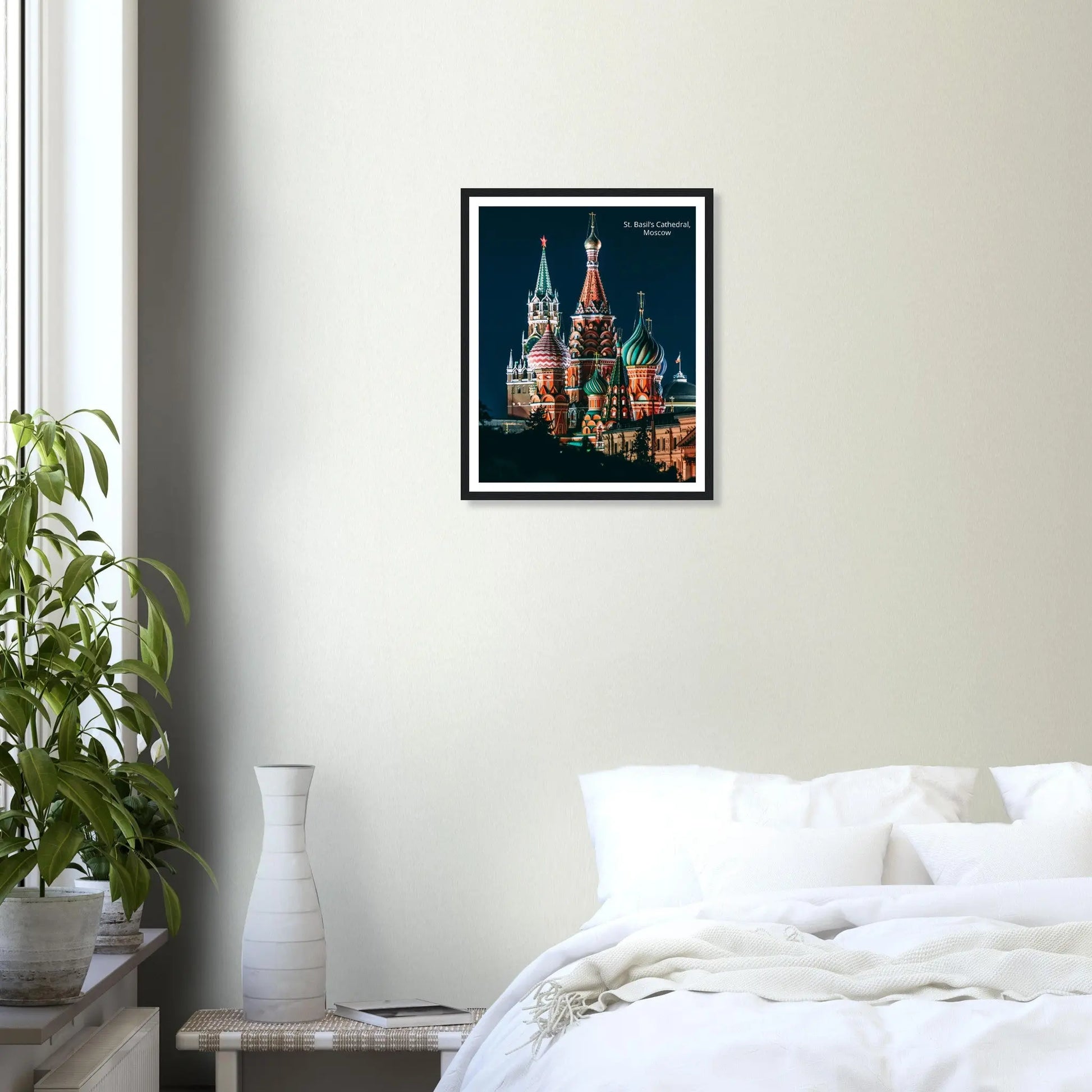 “Premium 🌿Earth-Conscious Pine Wall Art” - Architecture Collections: St. Basil's Cathedral, Moscow - Canvas Wiggle