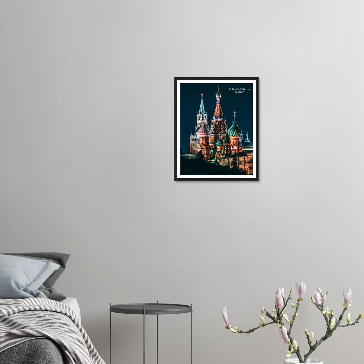 “Premium 🌿Earth-Conscious Pine Wall Art” - Architecture Collections: St. Basil's Cathedral, Moscow - Canvas Wiggle