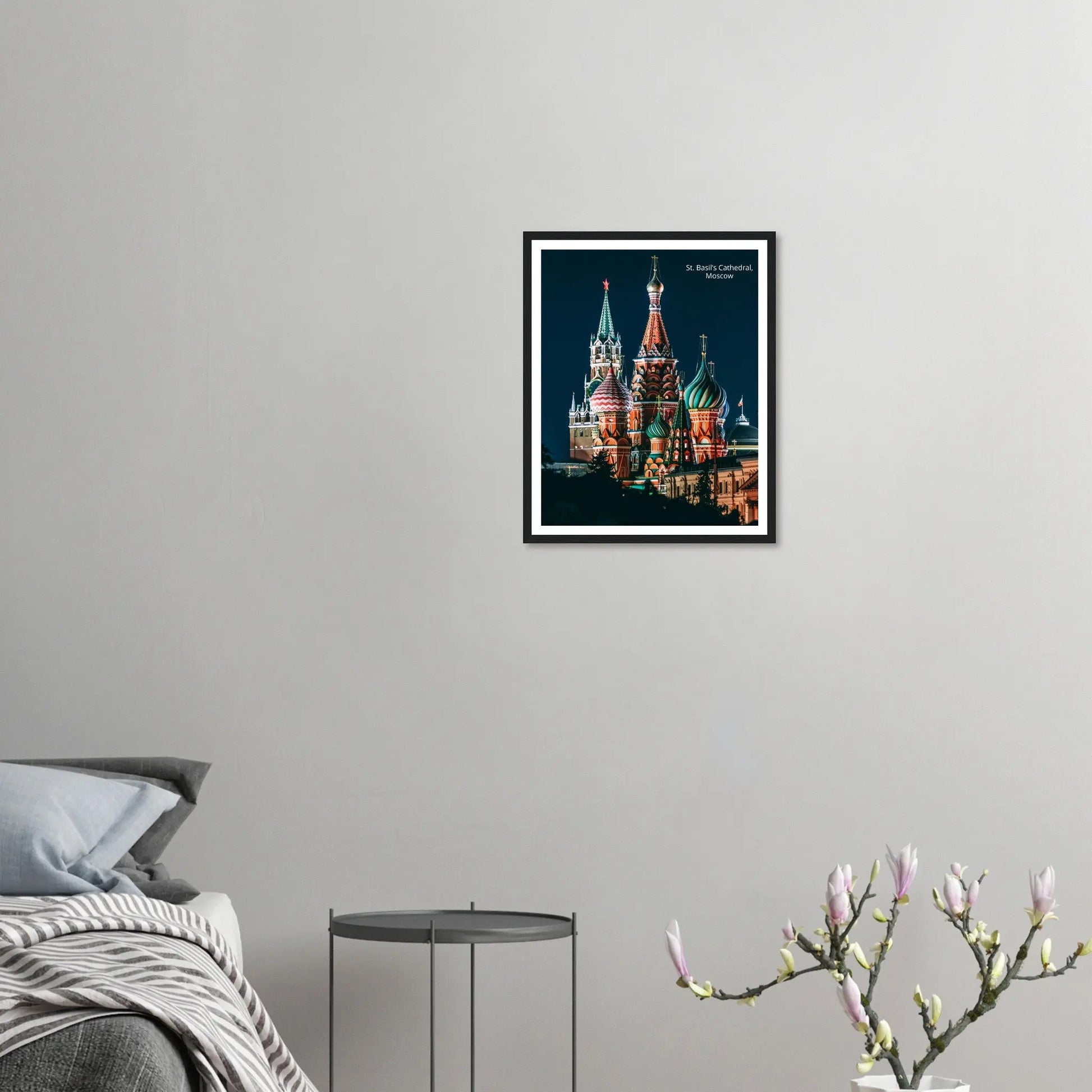 “Premium 🌿Earth-Conscious Pine Wall Art” - Architecture Collections: St. Basil's Cathedral, Moscow - Canvas Wiggle