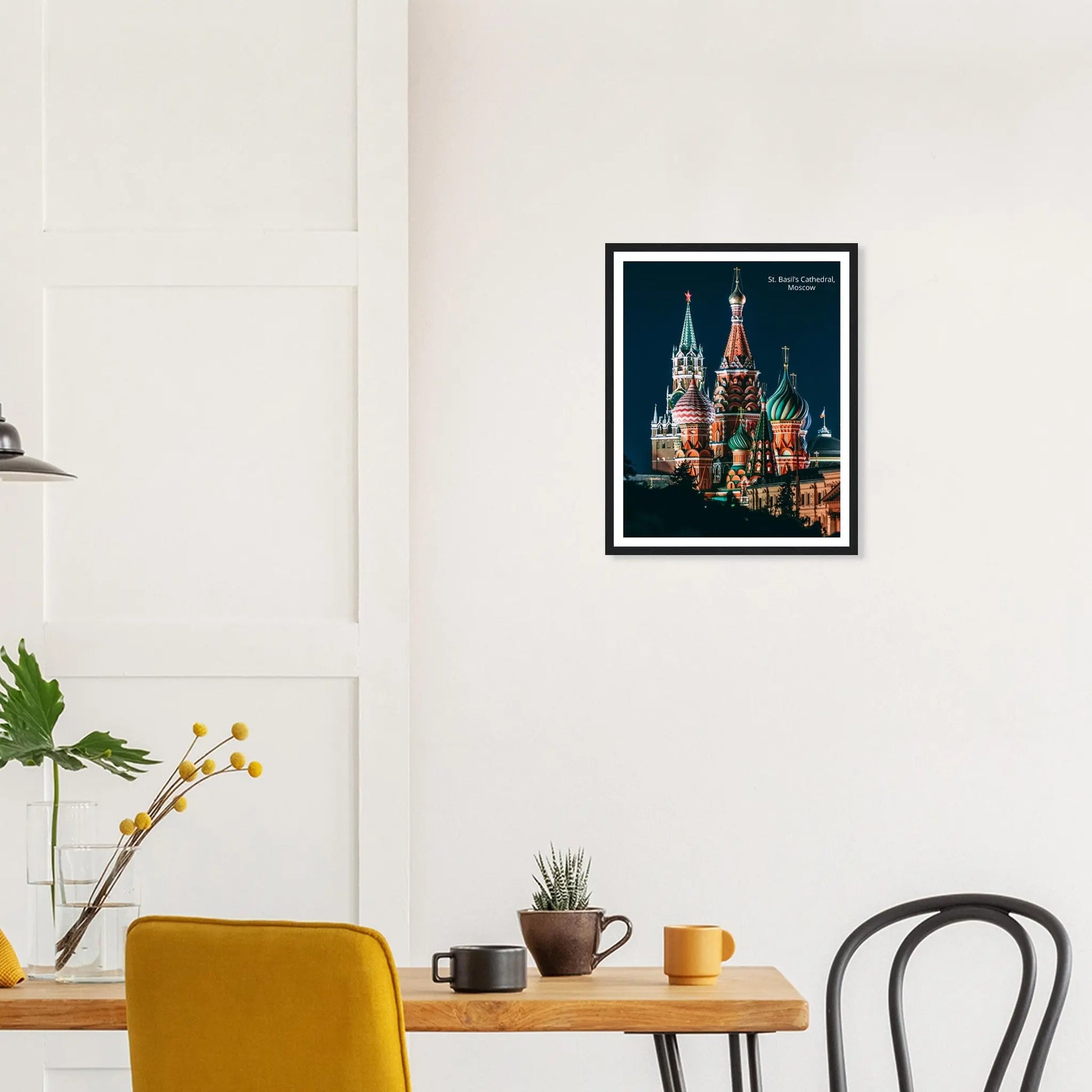 “Premium 🌿Earth-Conscious Pine Wall Art” - Architecture Collections: St. Basil's Cathedral, Moscow - Canvas Wiggle