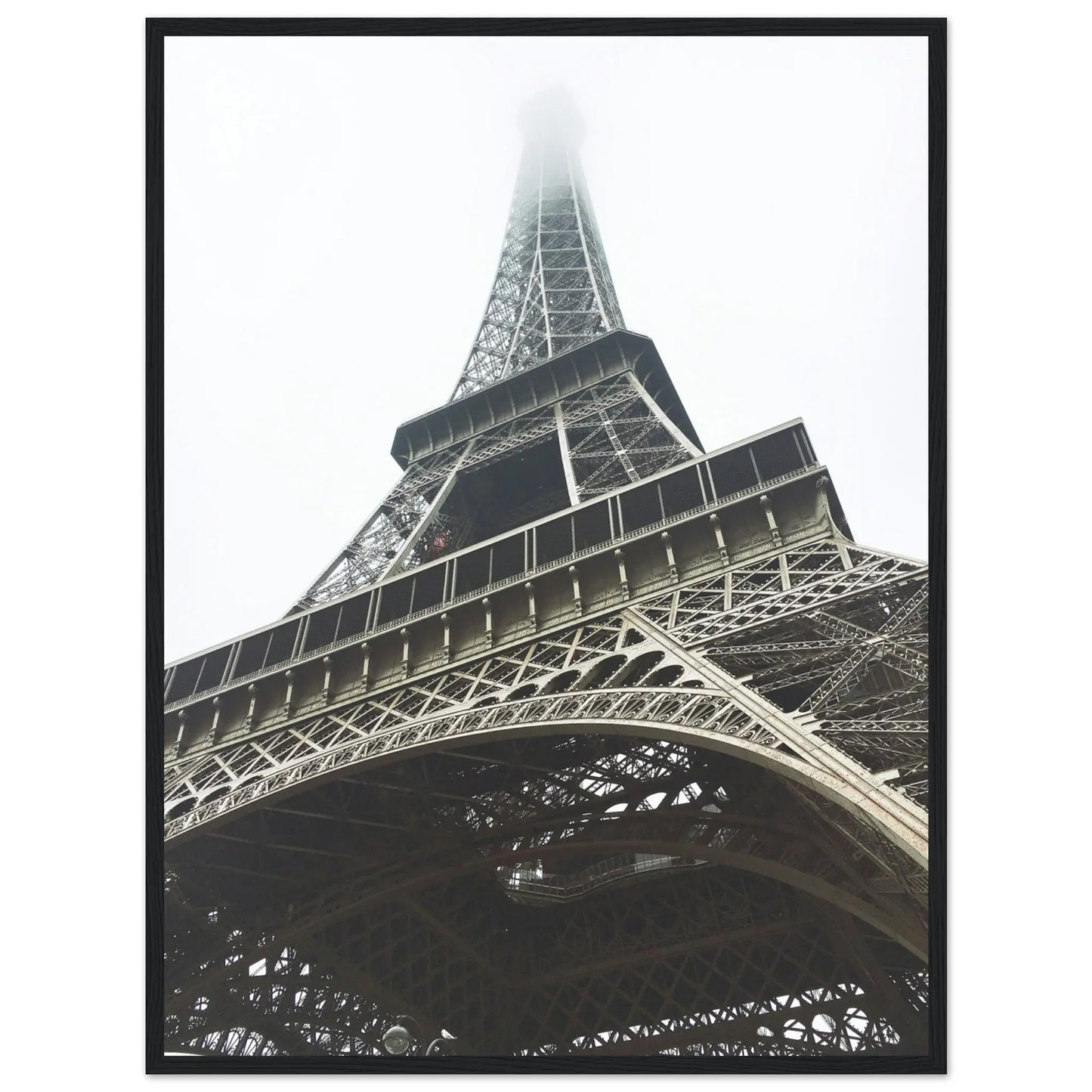 “Premium 🌿Earth-Conscious Pine Wall Art” - Architecture Collections: The Eiffel Tower from above. Paris, France - Canvas Wiggle