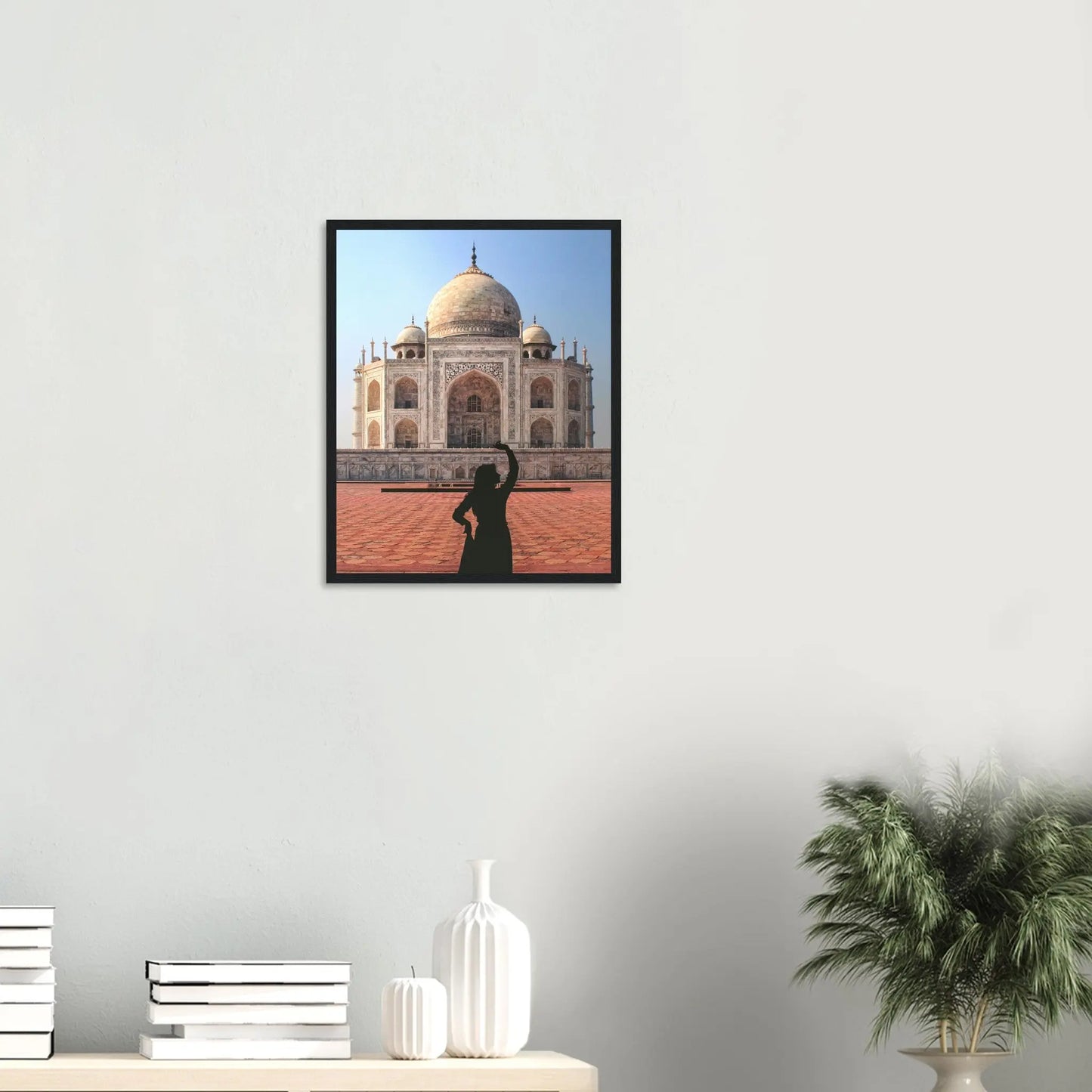 “Premium 🌿Earth-Conscious Pine Wall Art” - Architecture Collections: The Taj Mahal, Agra, India - Canvas Wiggle