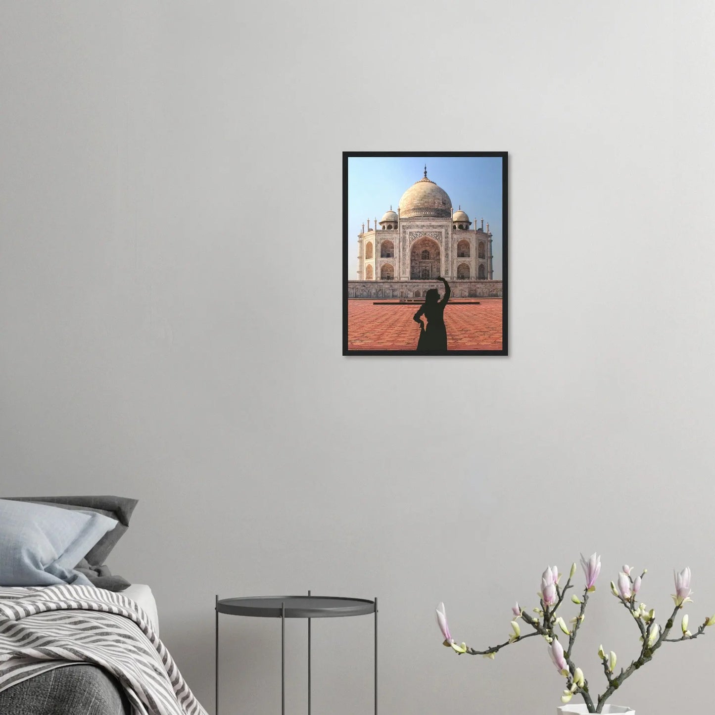 “Premium 🌿Earth-Conscious Pine Wall Art” - Architecture Collections: The Taj Mahal, Agra, India - Canvas Wiggle