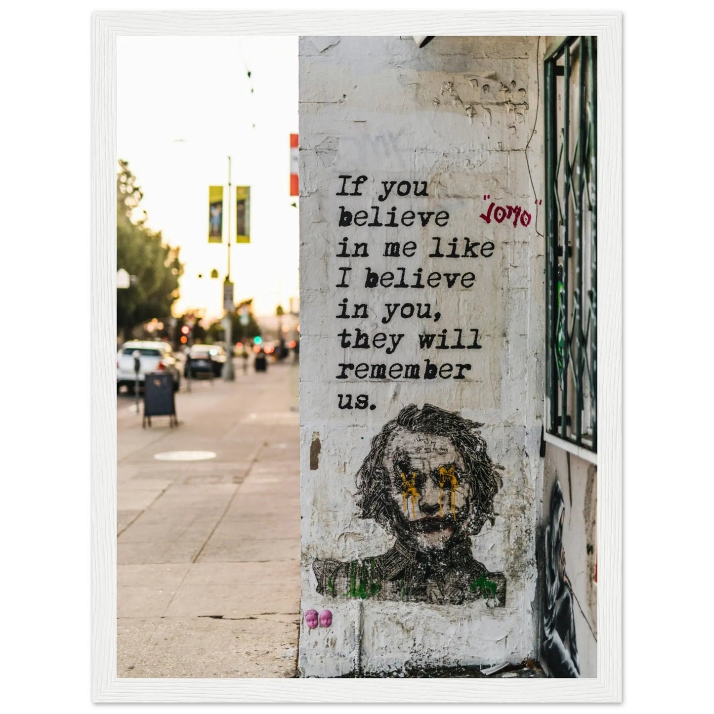 “Premium 🌿Earth-Conscious Pine Wall Art” - Graffiti Collections: Believe in Me - Canvas Wiggle