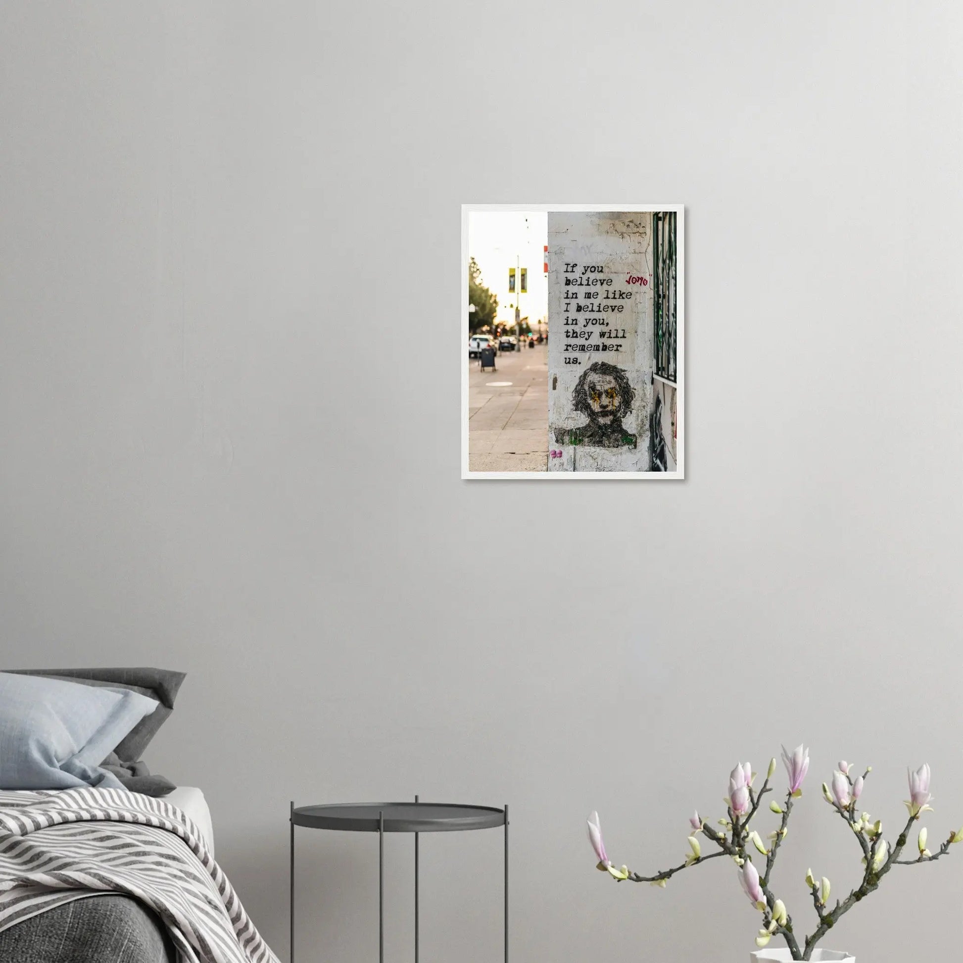 “Premium 🌿Earth-Conscious Pine Wall Art” - Graffiti Collections: Believe in Me - Canvas Wiggle