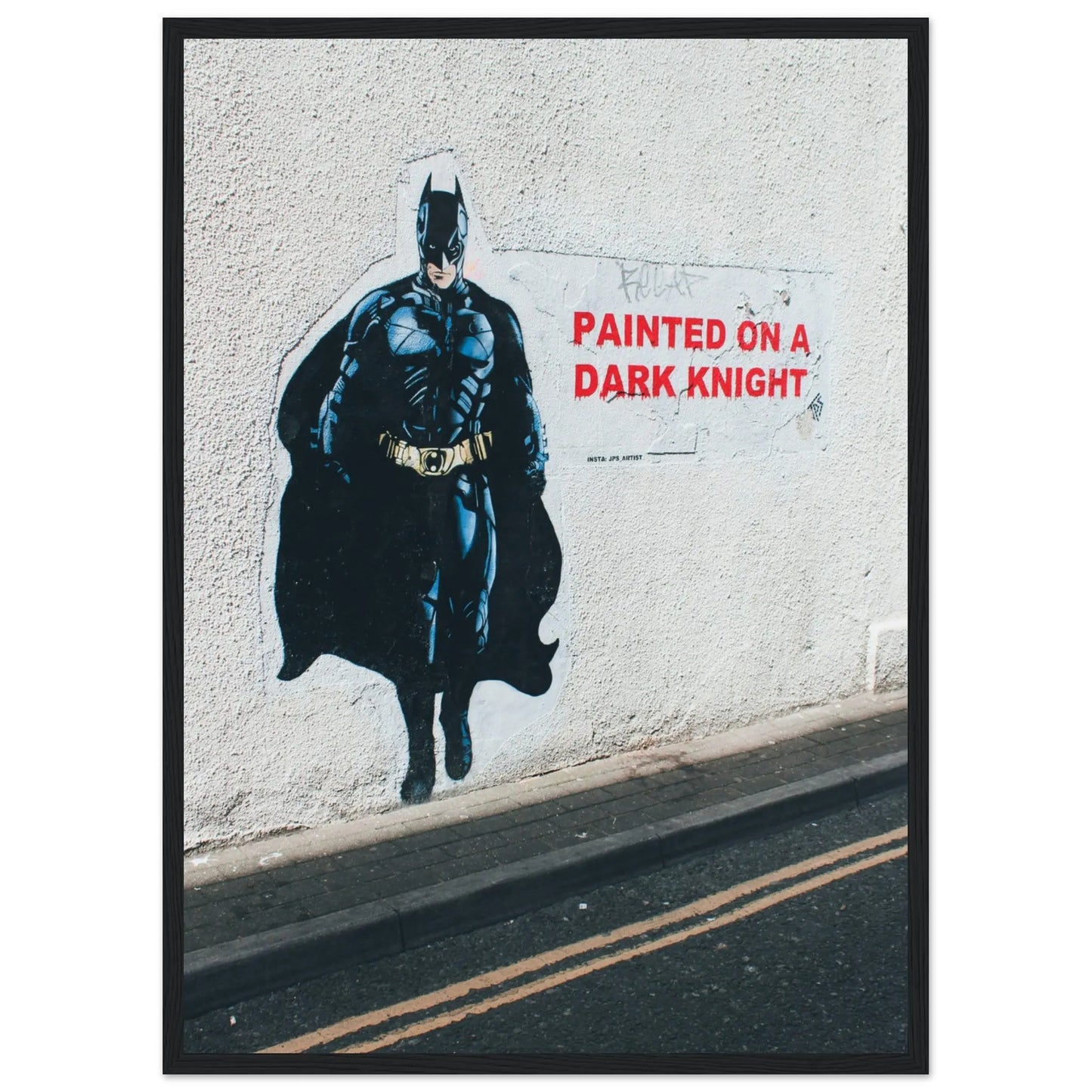 “Premium 🌿Earth-Conscious Pine Wall Art” - Graffiti Collections: Dark Knight - Canvas Wiggle