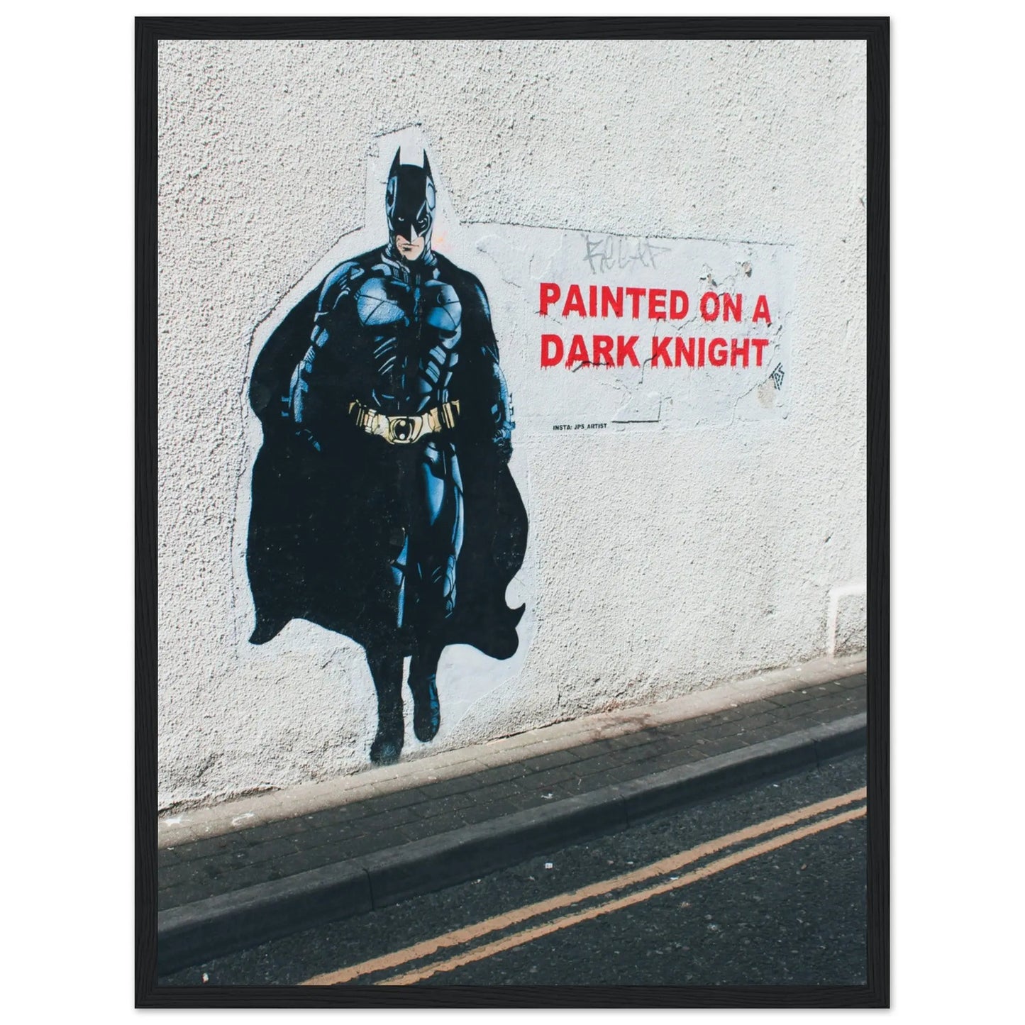 “Premium 🌿Earth-Conscious Pine Wall Art” - Graffiti Collections: Dark Knight - Canvas Wiggle