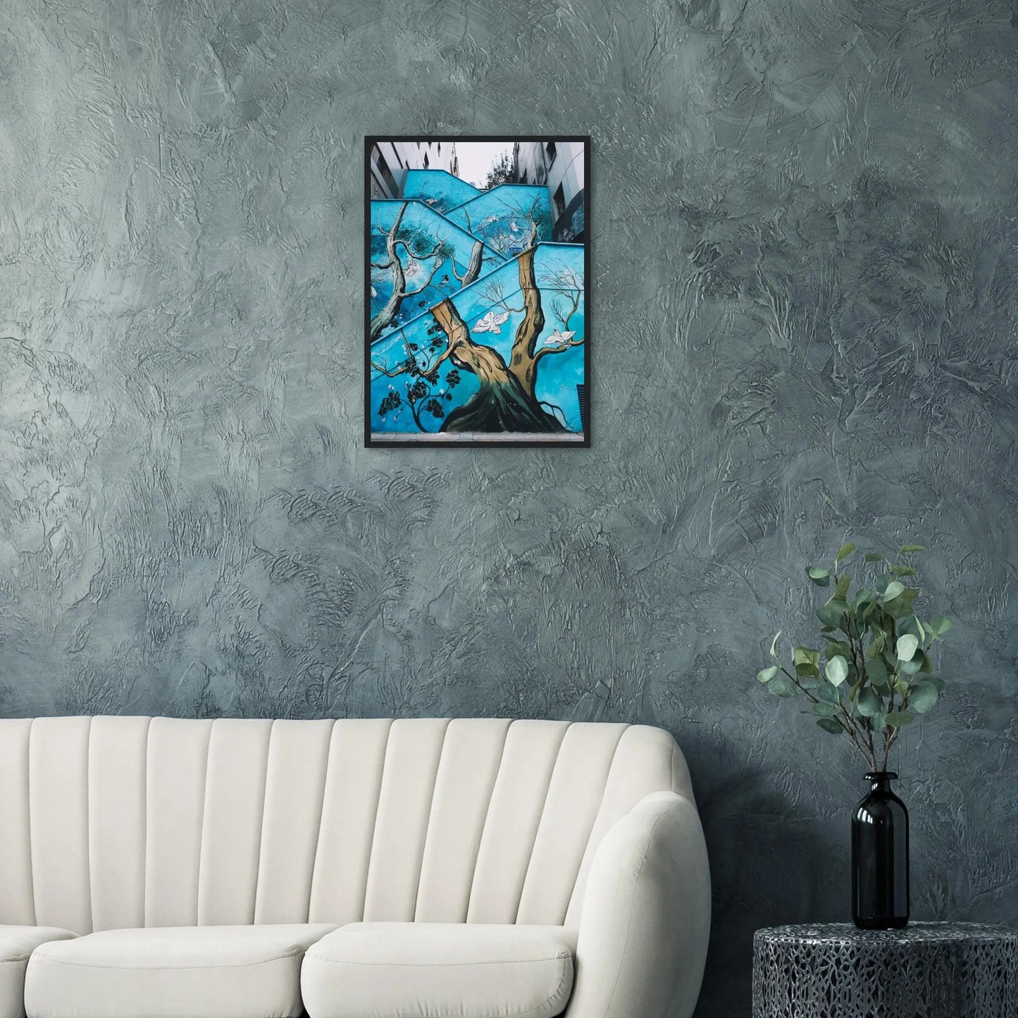 “Premium 🌿Earth-Conscious Pine Wall Art” - Graffiti Collections: Doves of Peace - Canvas Wiggle