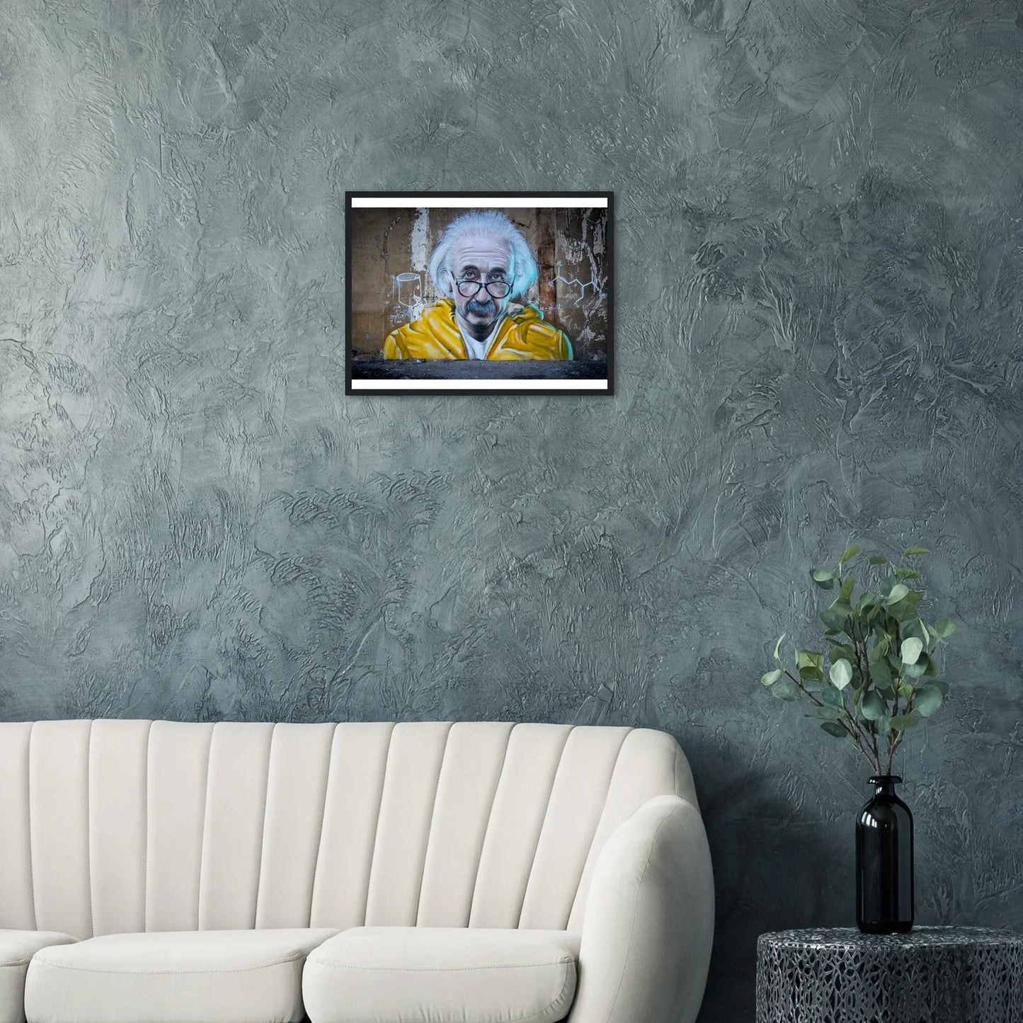 “Premium 🌿Earth-Conscious Pine Wall Art” - Graffiti Collections: Einstein - Canvas Wiggle