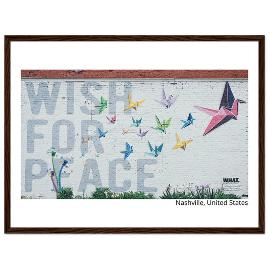 “Premium 🌿Earth-Conscious Pine Wall Art” - Graffiti Collections: Nashville, United States - Canvas Wiggle