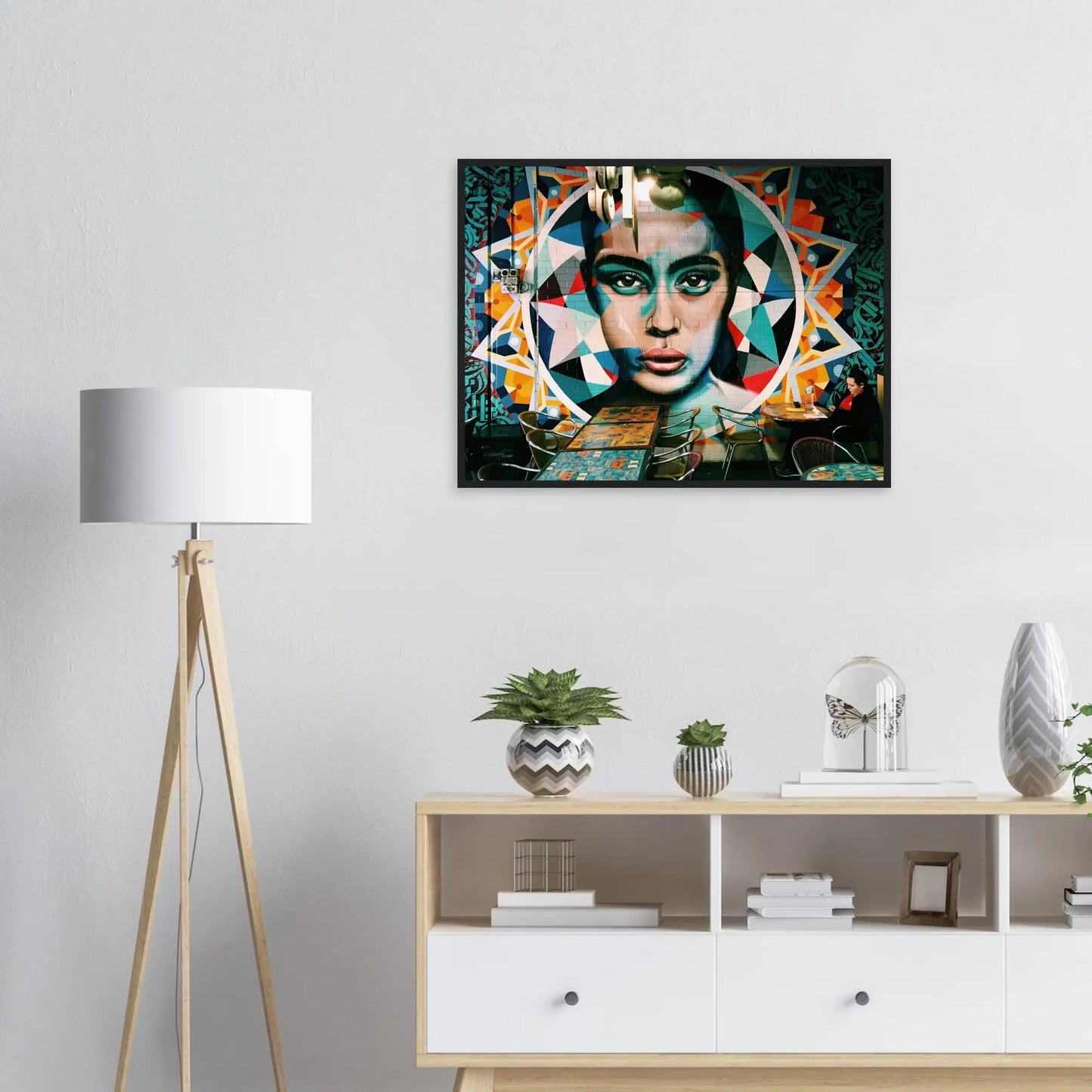 “Premium 🌿Earth-Conscious Pine Wall Art” - Graffiti Collections: SHE - Canvas Wiggle