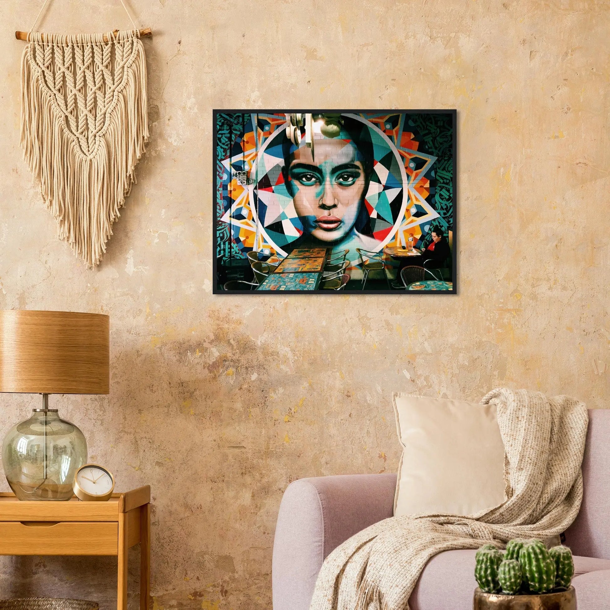 “Premium 🌿Earth-Conscious Pine Wall Art” - Graffiti Collections: SHE - Canvas Wiggle