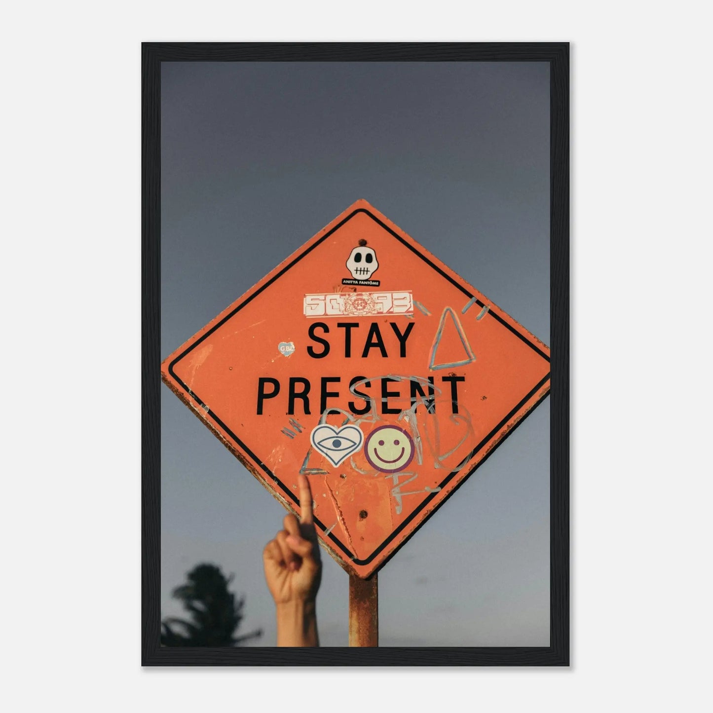 “Premium 🌿Earth-Conscious Pine Wall Art” - Graffiti Collections: Stay Present - Canvas Wiggle