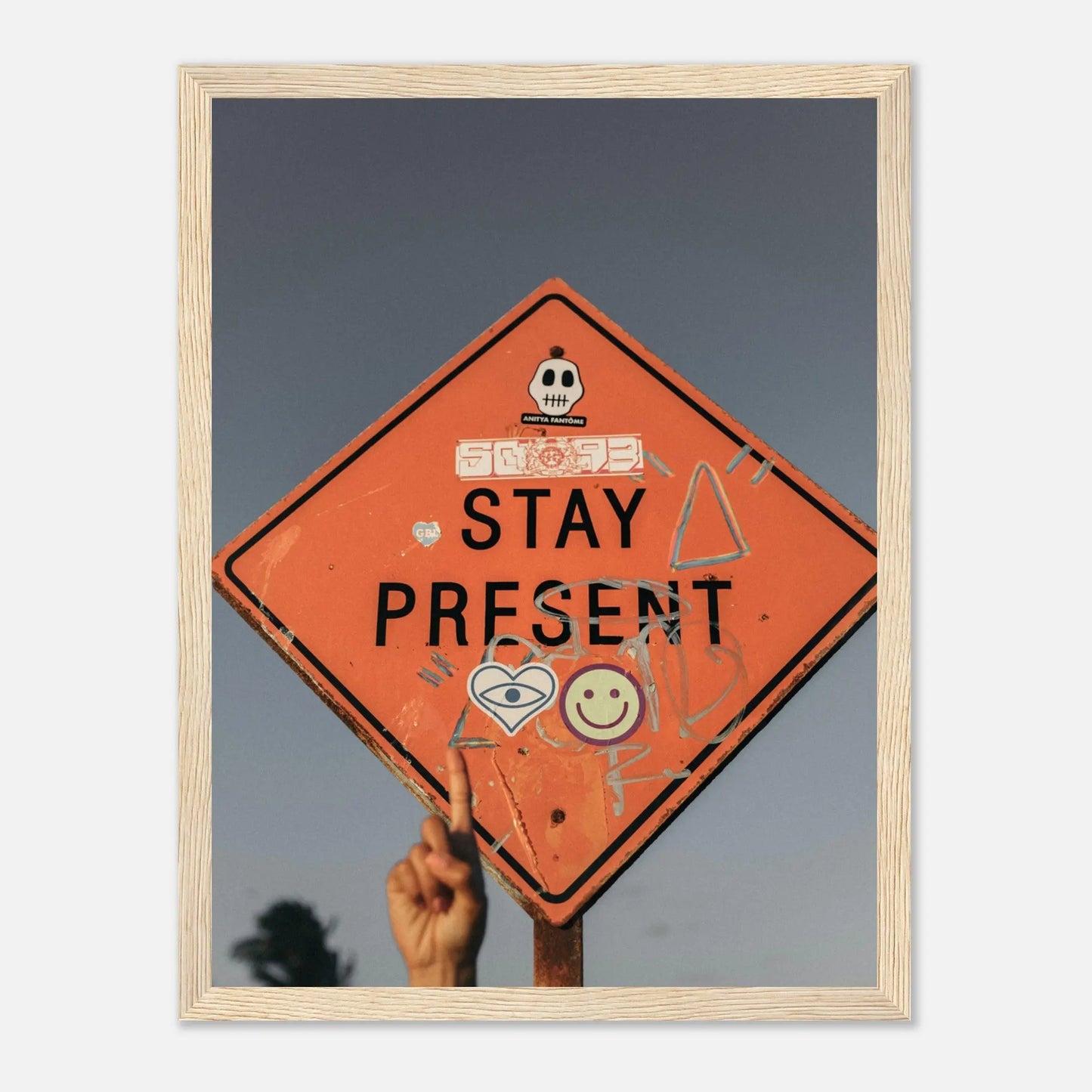 “Premium 🌿Earth-Conscious Pine Wall Art” - Graffiti Collections: Stay Present - Canvas Wiggle