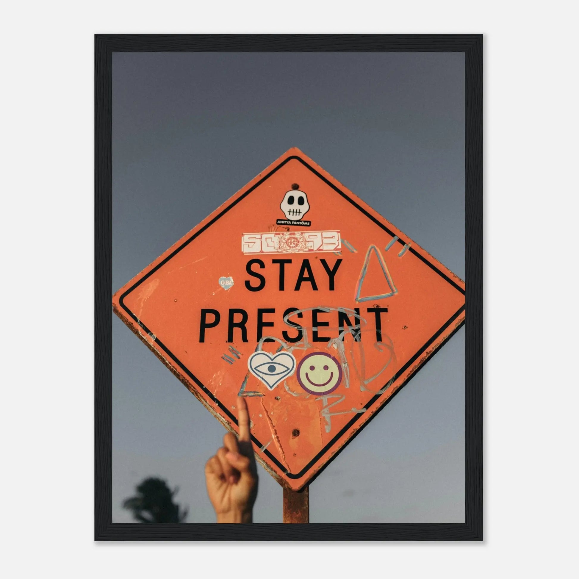 “Premium 🌿Earth-Conscious Pine Wall Art” - Graffiti Collections: Stay Present - Canvas Wiggle