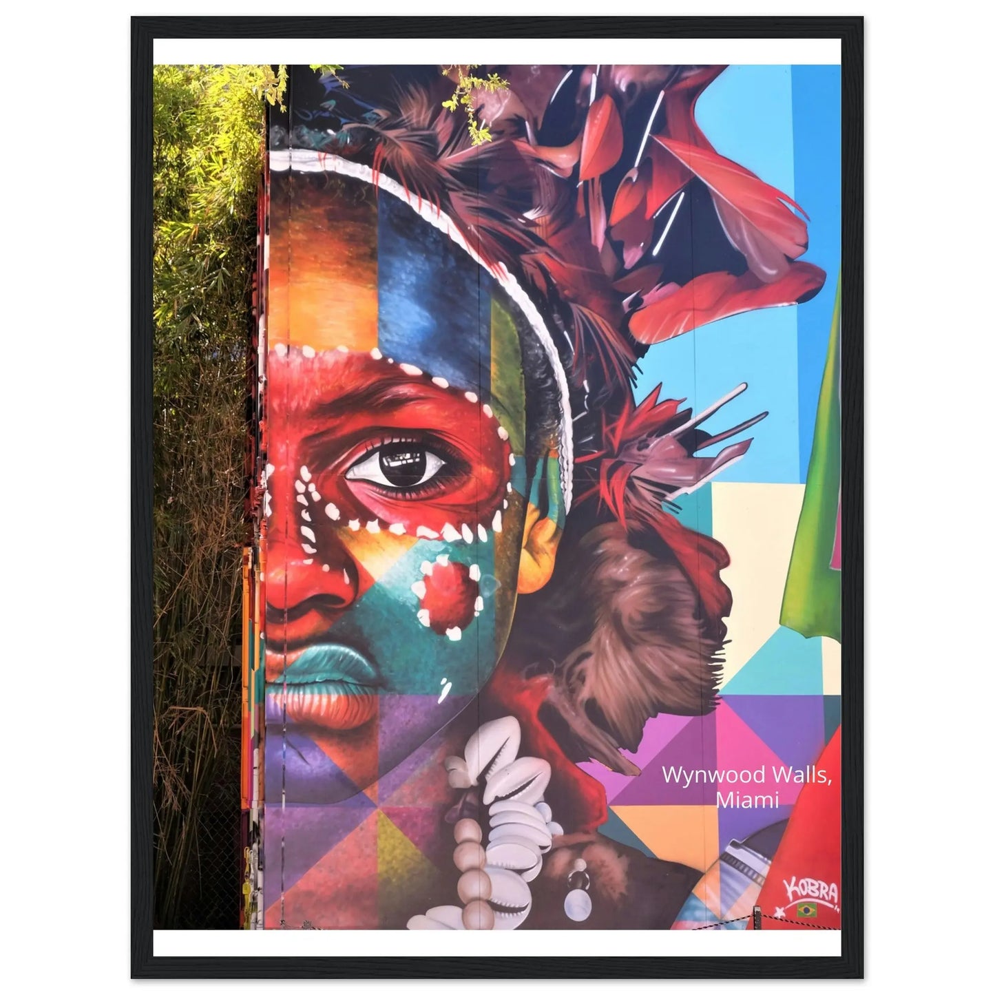 “Premium 🌿Earth-Conscious Pine Wall Art” - Graffiti Collections: Wynwood Walls, Miami - Canvas Wiggle