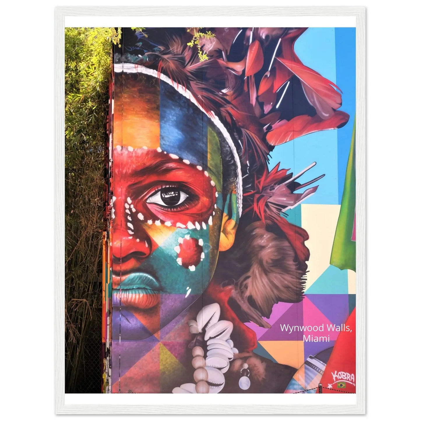 “Premium 🌿Earth-Conscious Pine Wall Art” - Graffiti Collections: Wynwood Walls, Miami - Canvas Wiggle