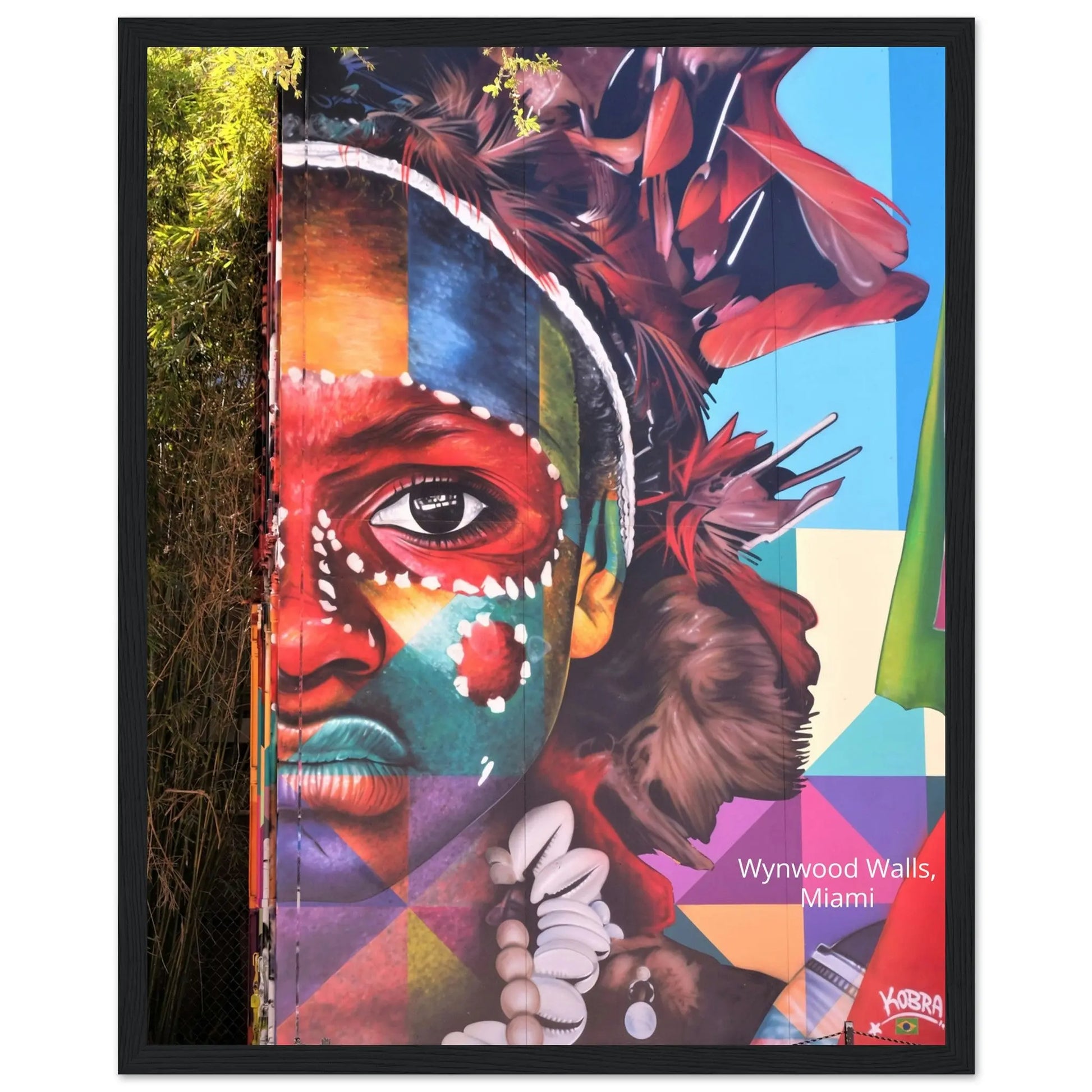 “Premium 🌿Earth-Conscious Pine Wall Art” - Graffiti Collections: Wynwood Walls, Miami - Canvas Wiggle