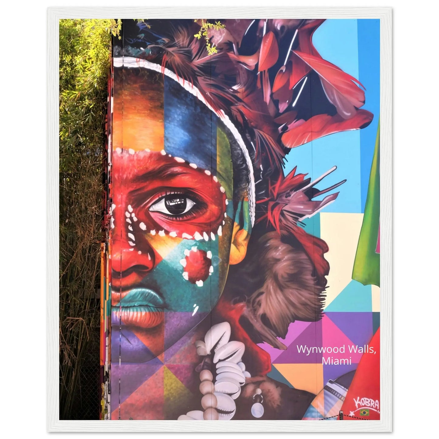 “Premium 🌿Earth-Conscious Pine Wall Art” - Graffiti Collections: Wynwood Walls, Miami - Canvas Wiggle