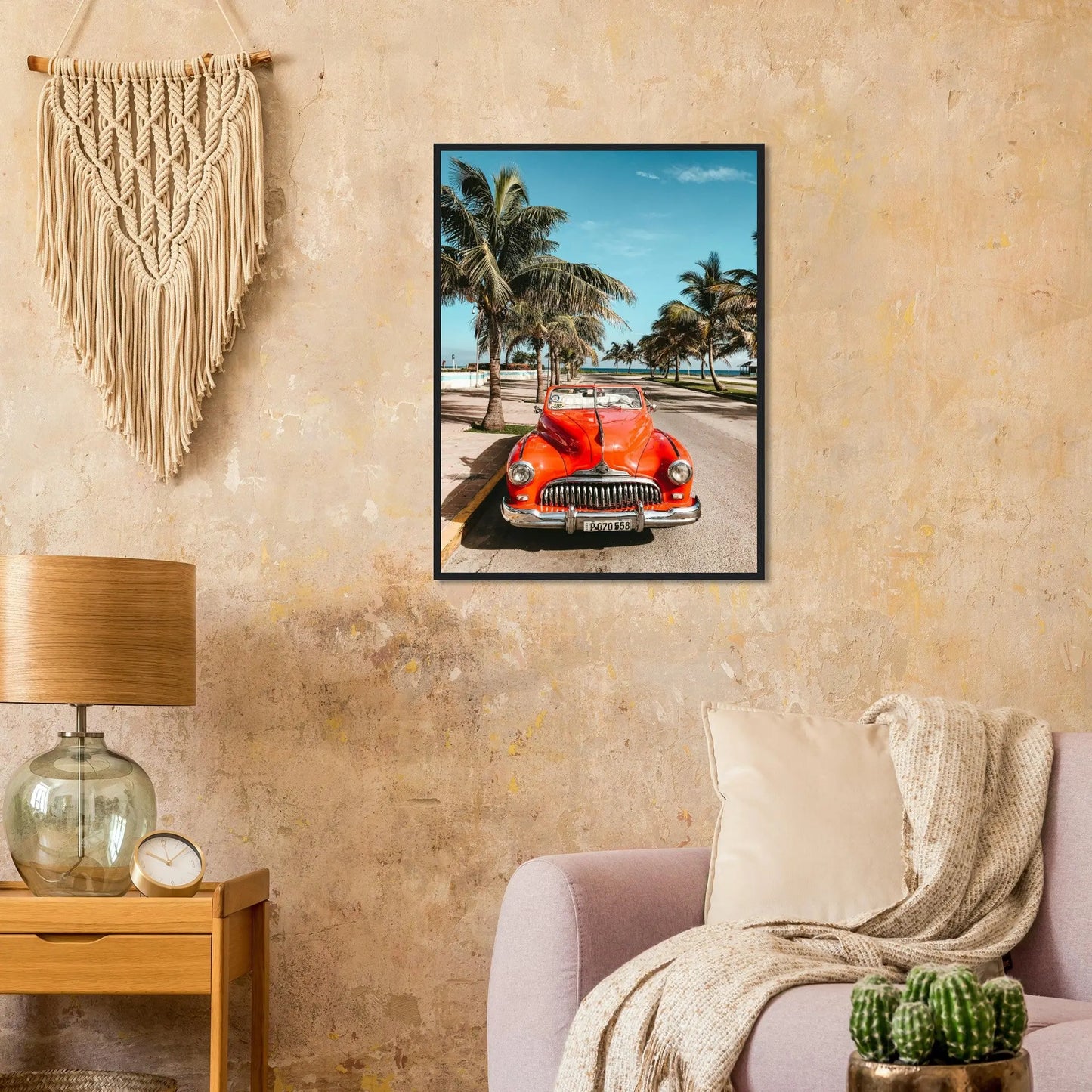 “Premium 🌿Earth-Conscious Pine Wall Art” - Retro Collections: La Habana, Cuba - Canvas Wiggle