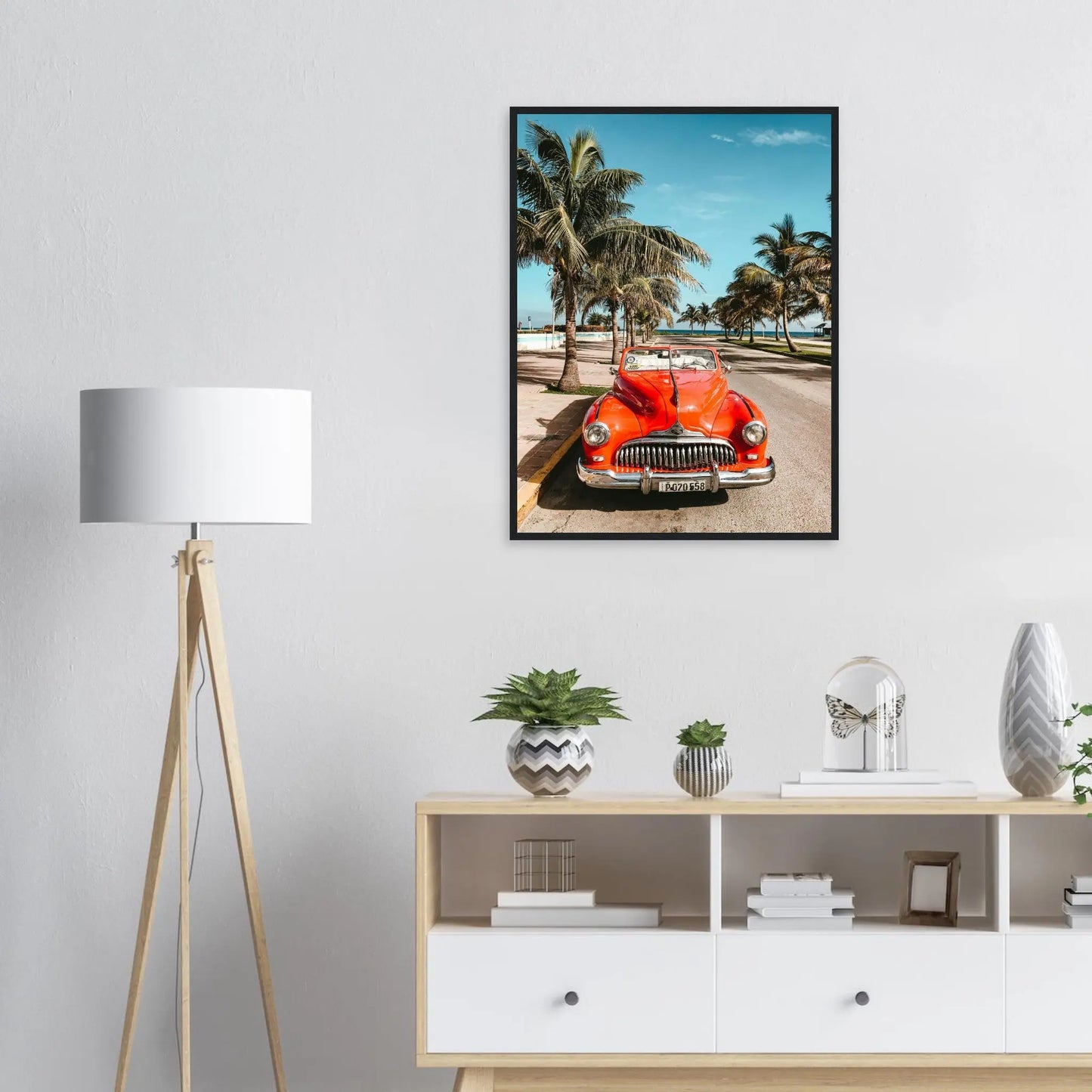 “Premium 🌿Earth-Conscious Pine Wall Art” - Retro Collections: La Habana, Cuba - Canvas Wiggle