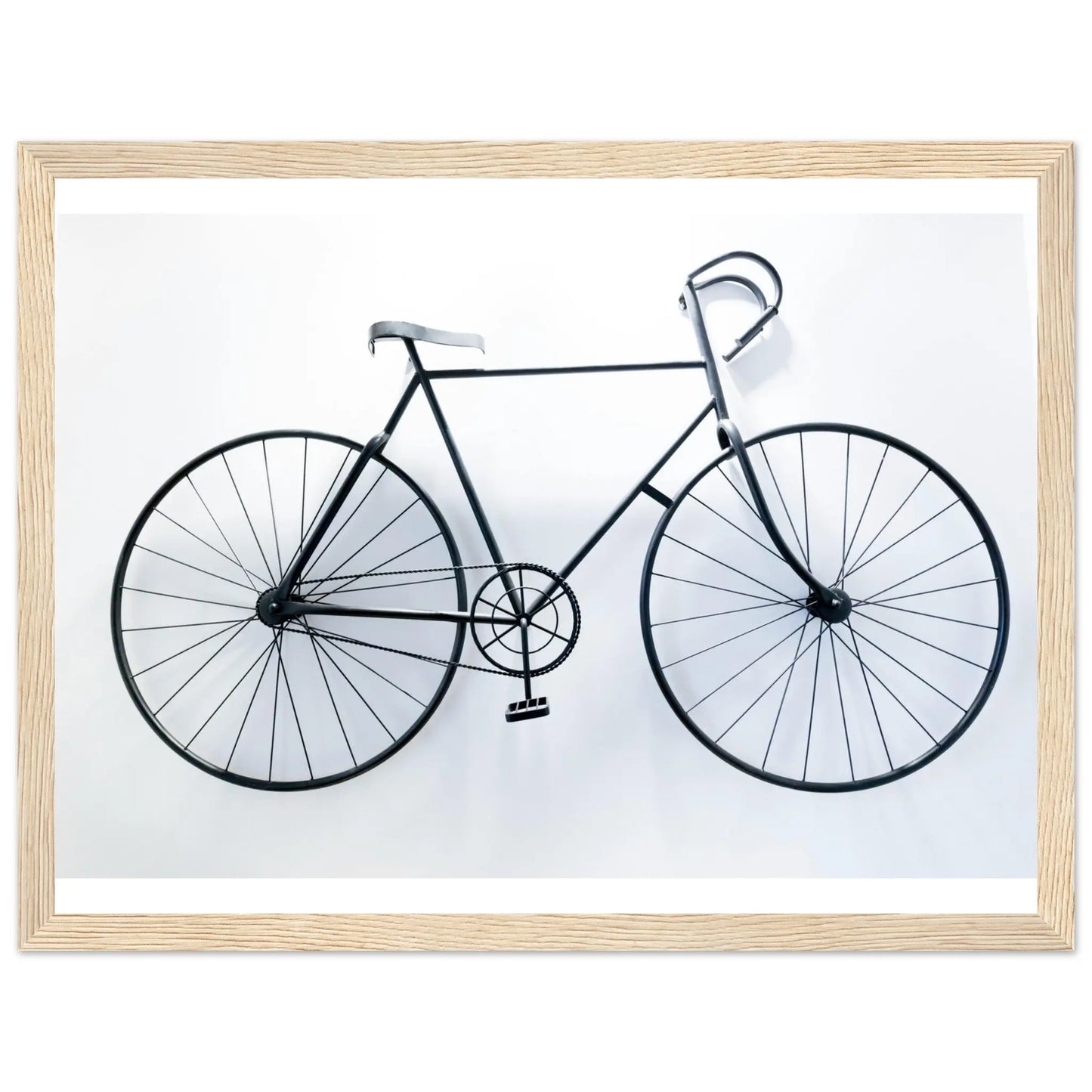 “Premium 🌿Earth-Conscious Pine Wall Art” - Retro Collections: Vintage bike - Canvas Wiggle