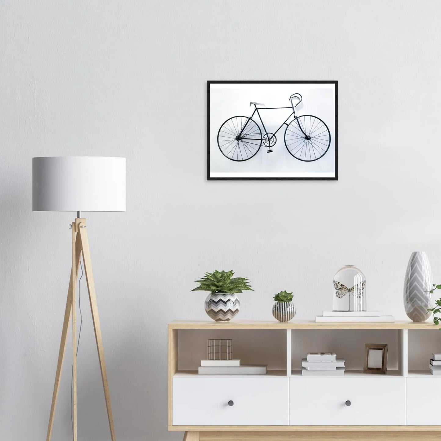 “Premium 🌿Earth-Conscious Pine Wall Art” - Retro Collections: Vintage bike - Canvas Wiggle