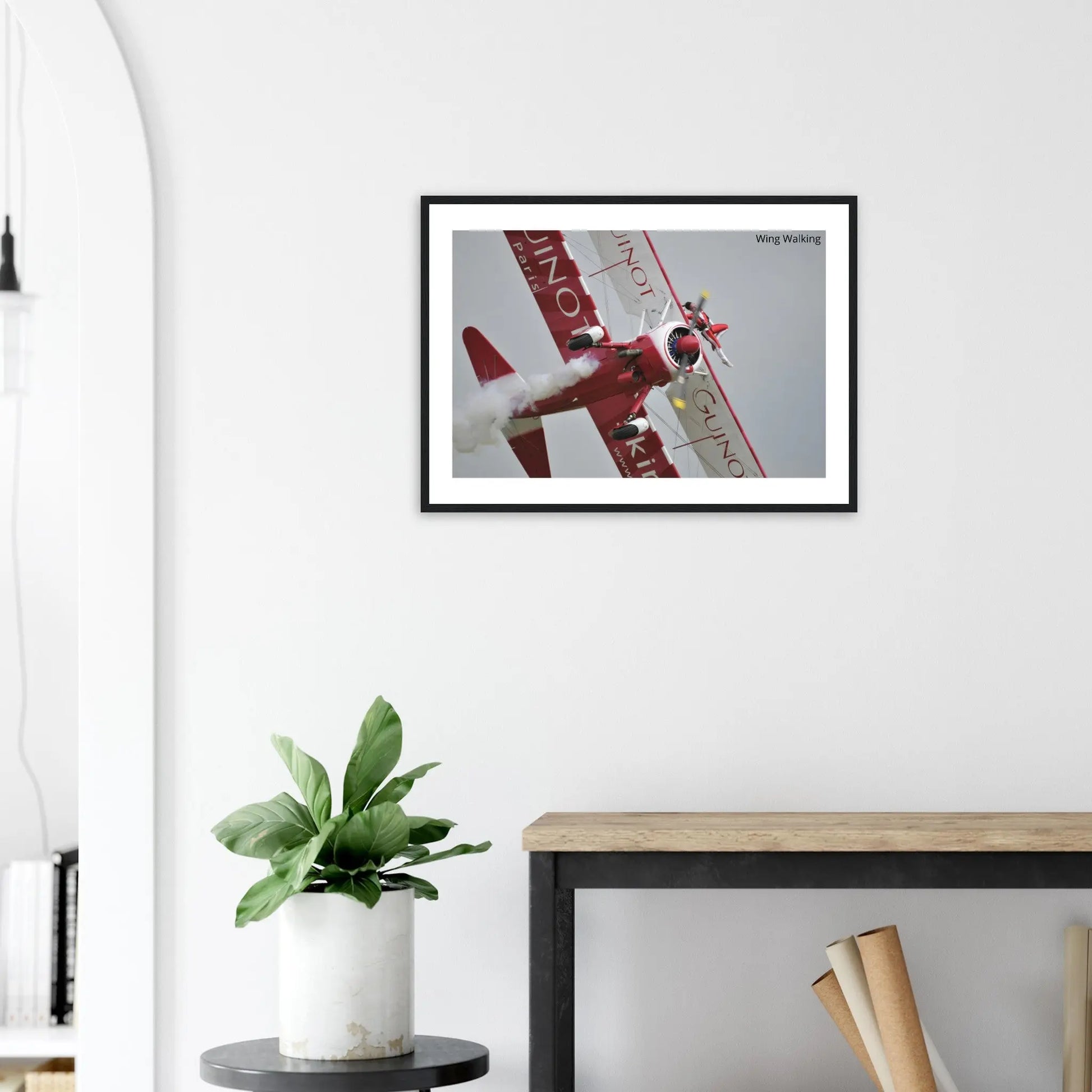 “Premium 🌿Earth-Conscious Pine Wall Art” - Retro Collections: Wing Walking - Canvas Wiggle