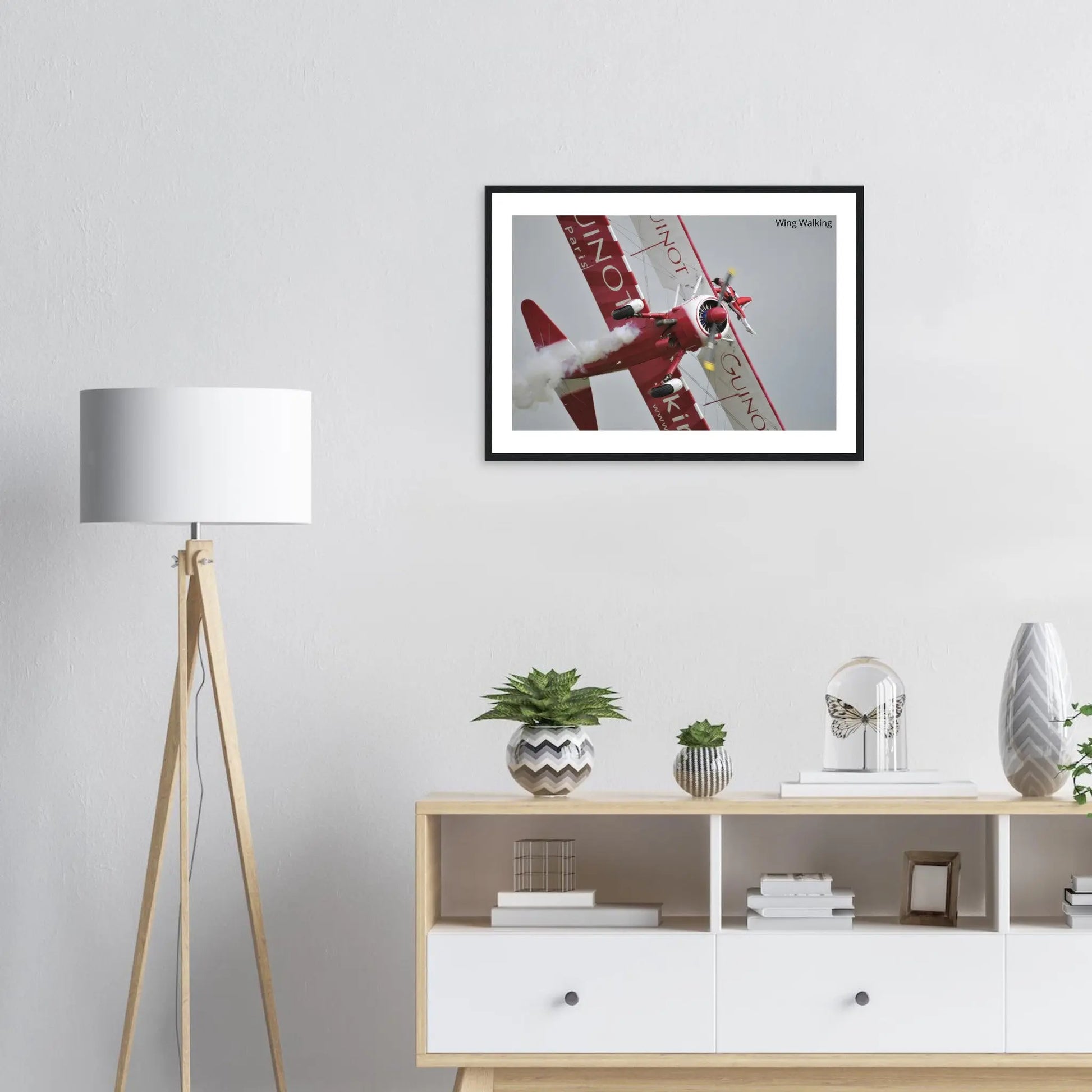 “Premium 🌿Earth-Conscious Pine Wall Art” - Retro Collections: Wing Walking - Canvas Wiggle