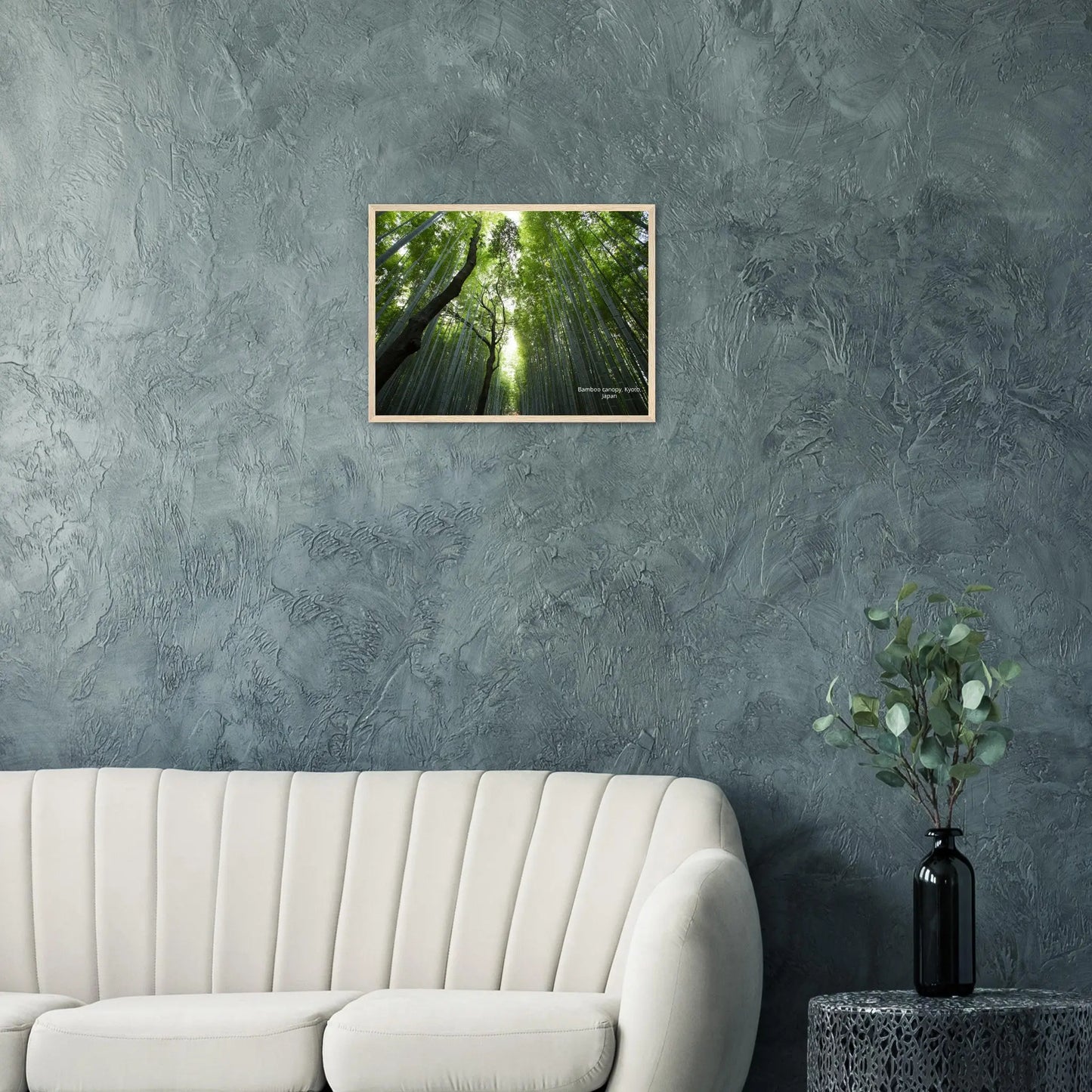 “Premium 🌿Earth-Conscious Pine Wall Art” - Untamed Nature Collections: Bamboo Canopy, Japan - Canvas Wiggle