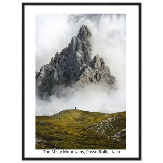 “Premium 🌿Earth-Conscious Pine Wall Art” - Untamed Nature Collections: Misty Mountains, Italia - Canvas Wiggle