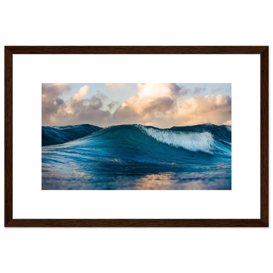 “Premium 🌿Earth-Conscious Pine Wall Art” - Untamed Nature Collections: Waves - Canvas Wiggle