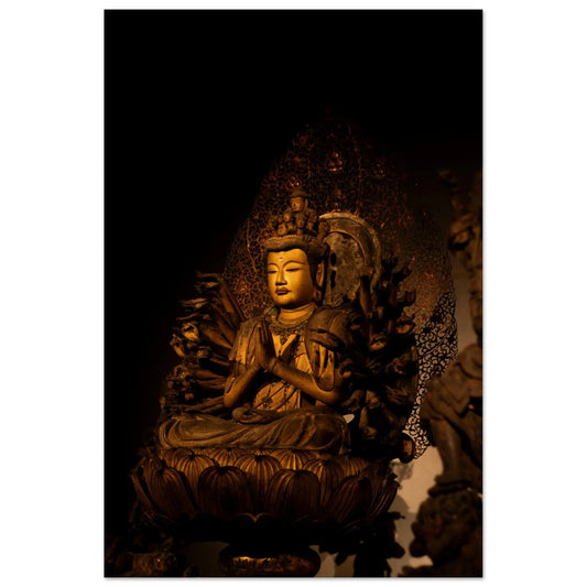 “Premium 🌿Earth-Conscious Wood Art” - Buddha Collections: Tokyo National Museum, Japan - Canvas Wiggle